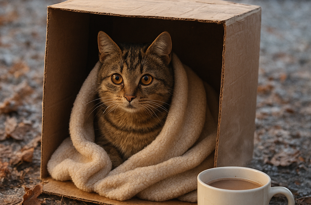 L&rsquo;hiver arrive, comment aider les chats errants à affronter le froid ?